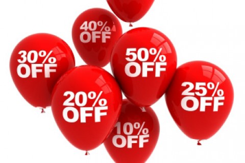 PROMO of OUTLET  - 50 %  and more 